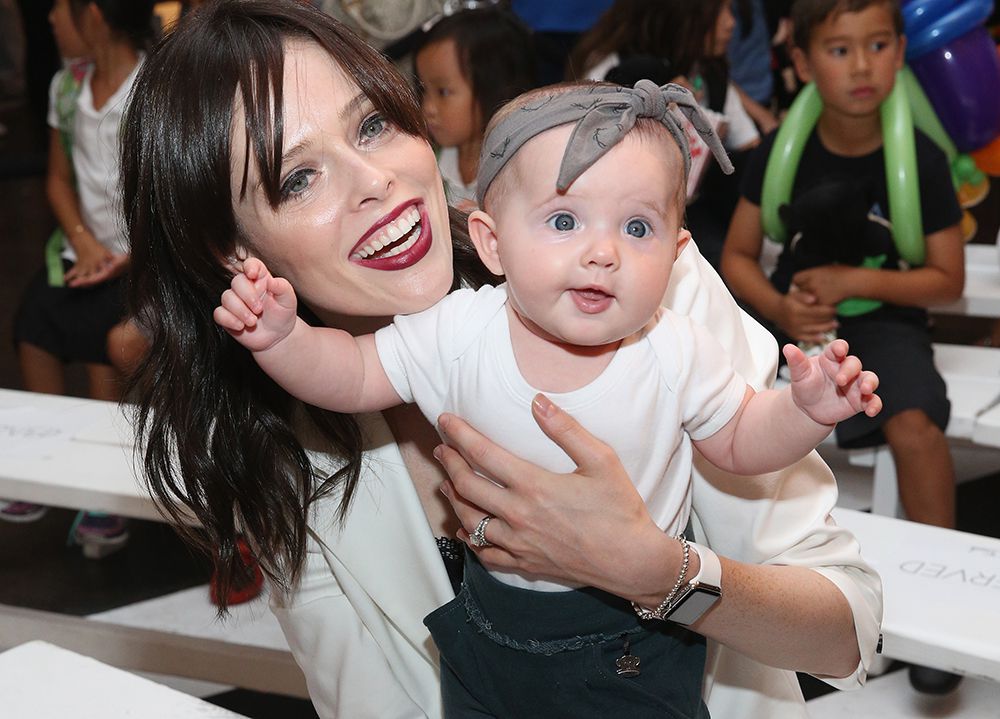 Coco Rocha with baby daughter Ioni