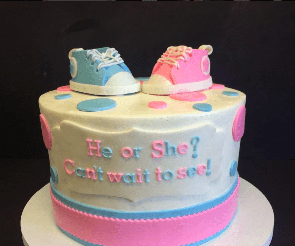 JWoww's gender reveal cake
