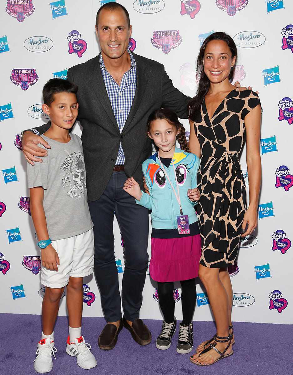 Nigel Barker and his family