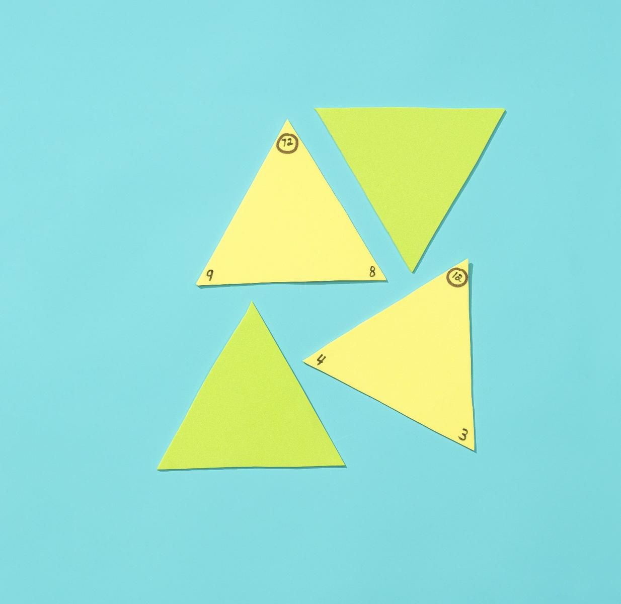 Math Fact Triangles