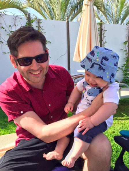 Facebook's 'Man vs. Baby' dad nails the truth about vacationing with a baby.