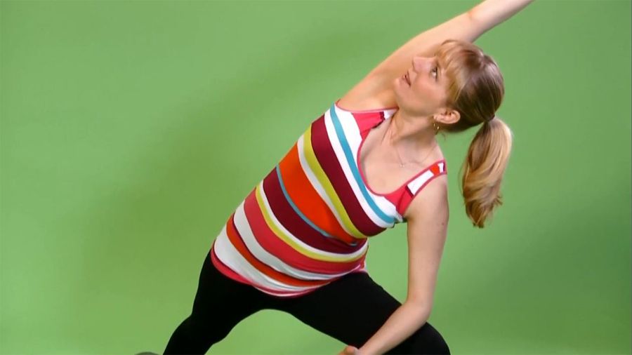 Prenatal Yoga: Extended Side Angle Pose