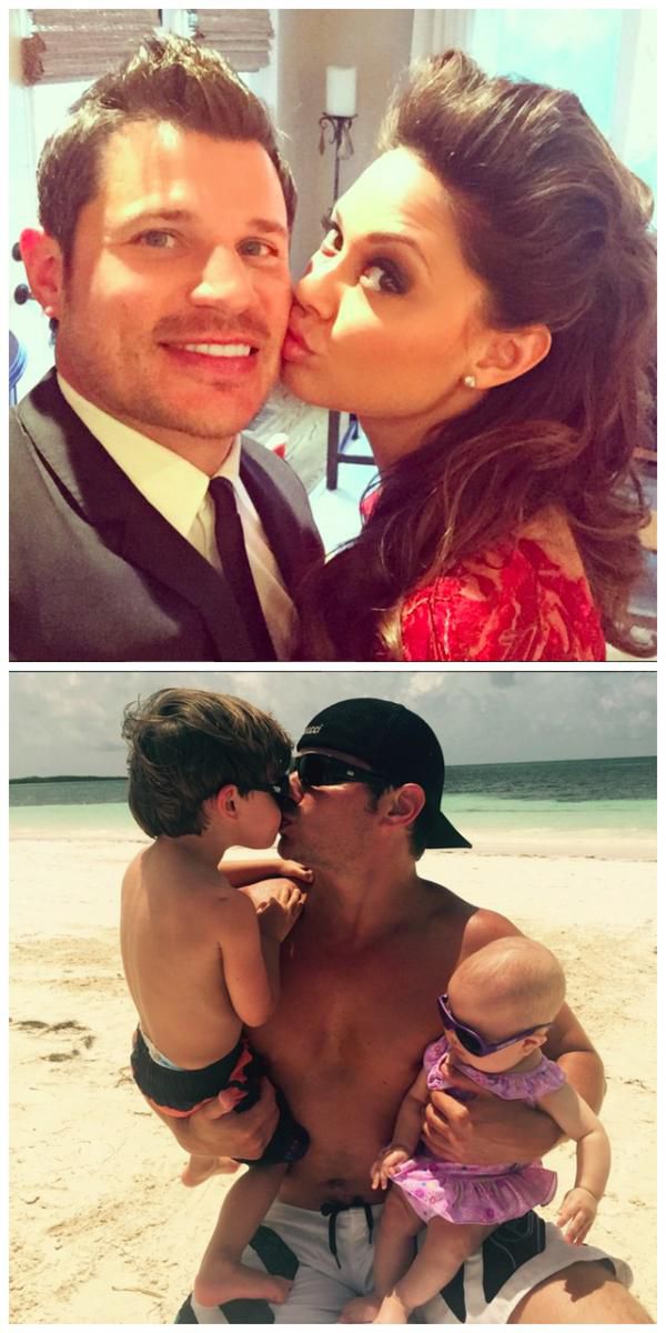 nick and vanessa lachey collage