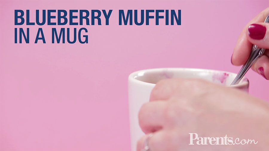 Blueberry Muffin in a Mug