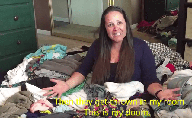 Mom's laundry-inspired video to "Let It Go"