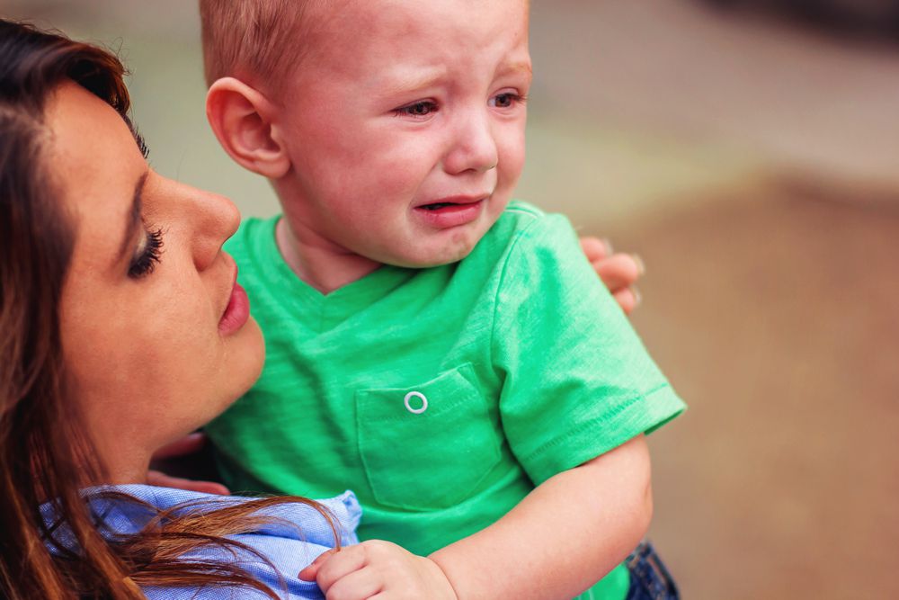 toddler crying, too small to fail