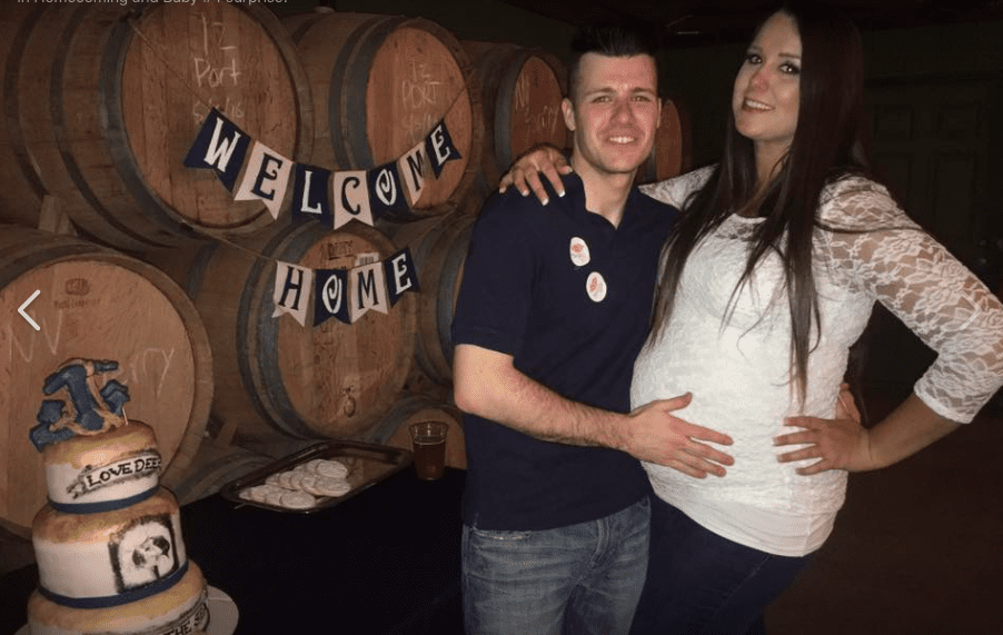 natasha and chris daugherty pregnancy reveal