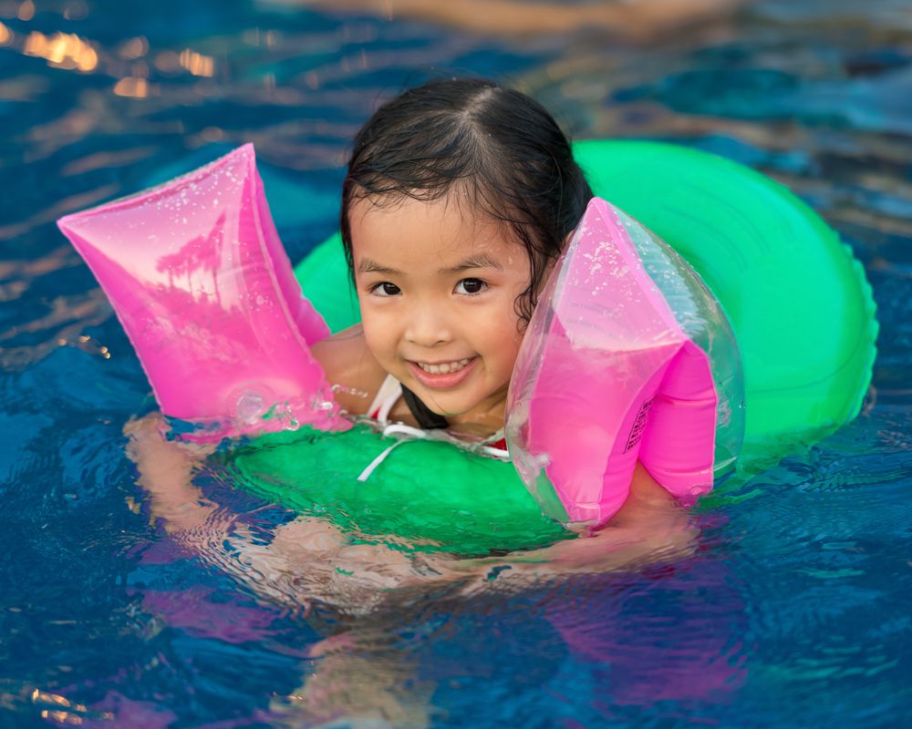 Pool floats and water safety