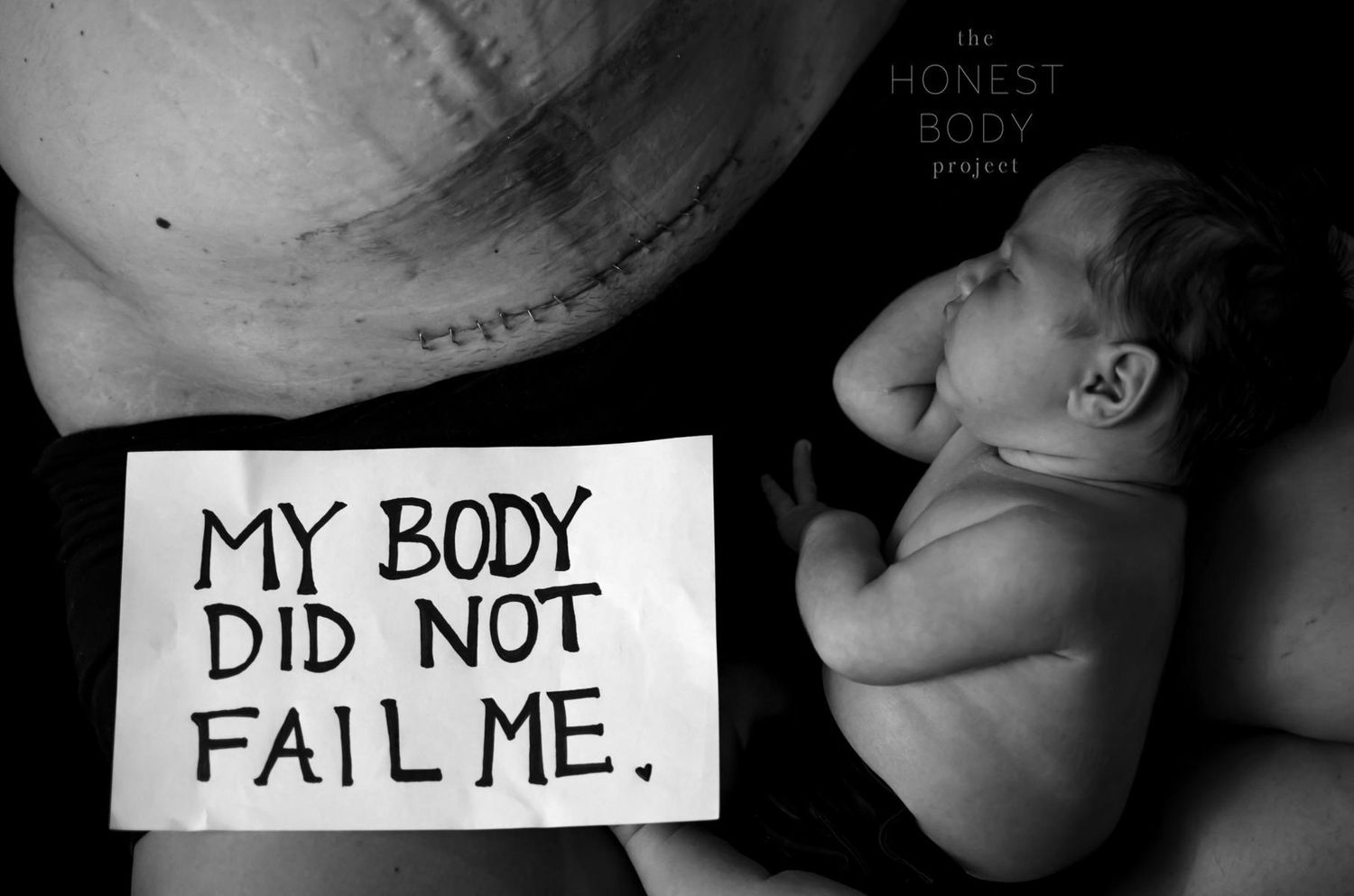 Honest body project with baby