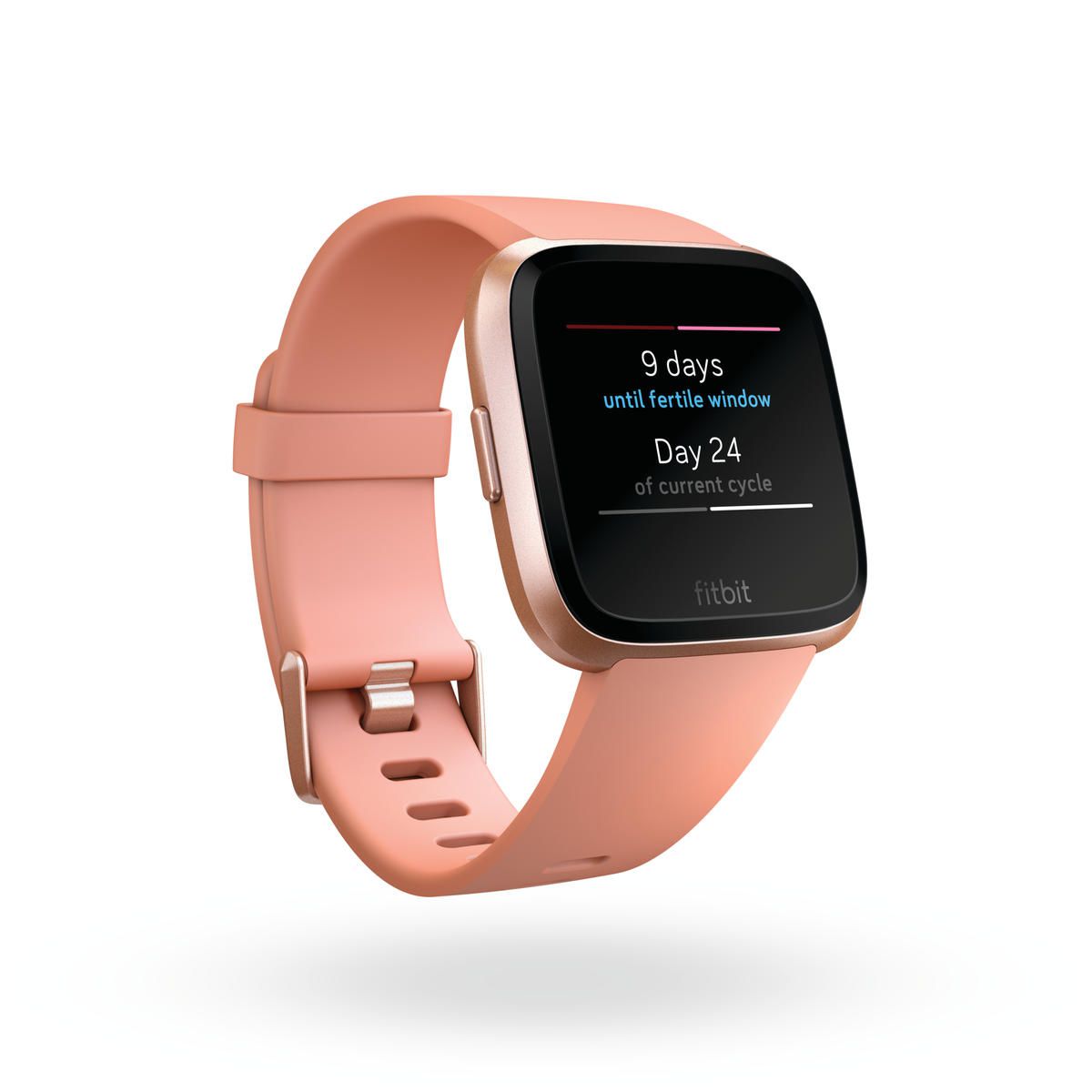 Fitbit Versa Health App Peach Band