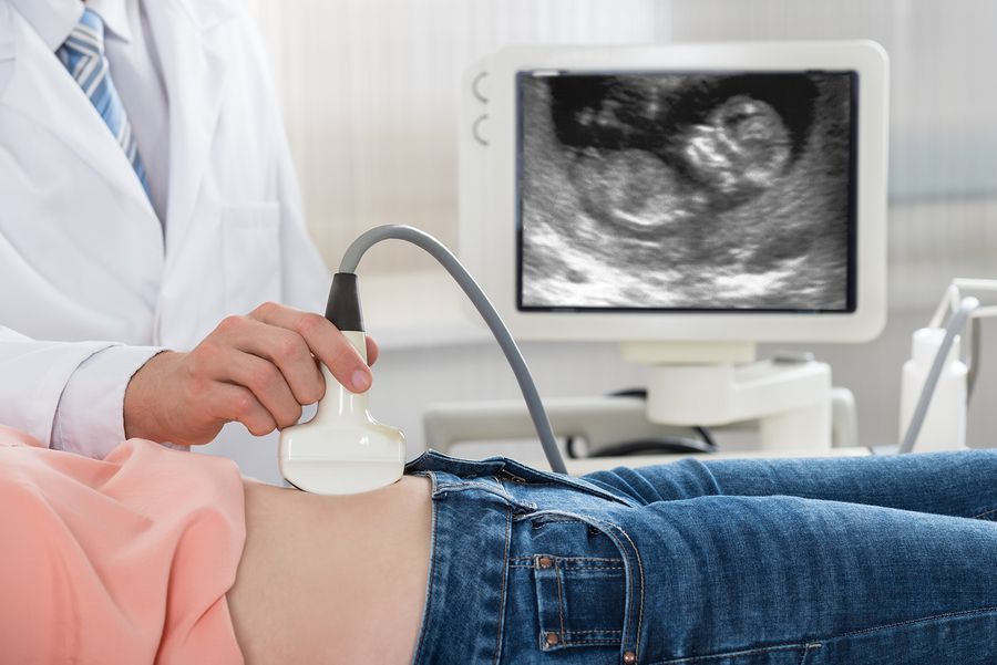early prenatal testing ultrasound belly