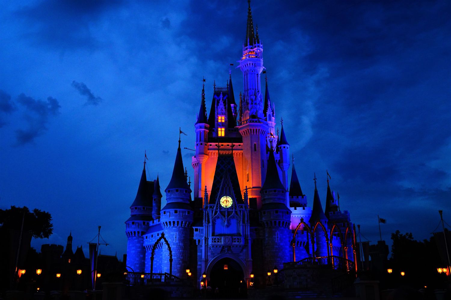 Disney Castle At Night