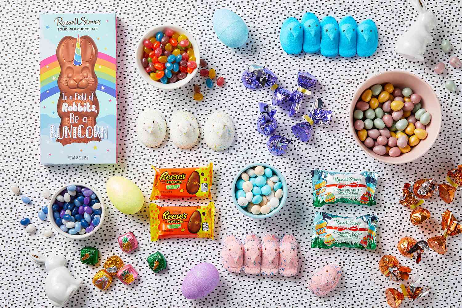 Assortment of Easter Candy and Chocolates