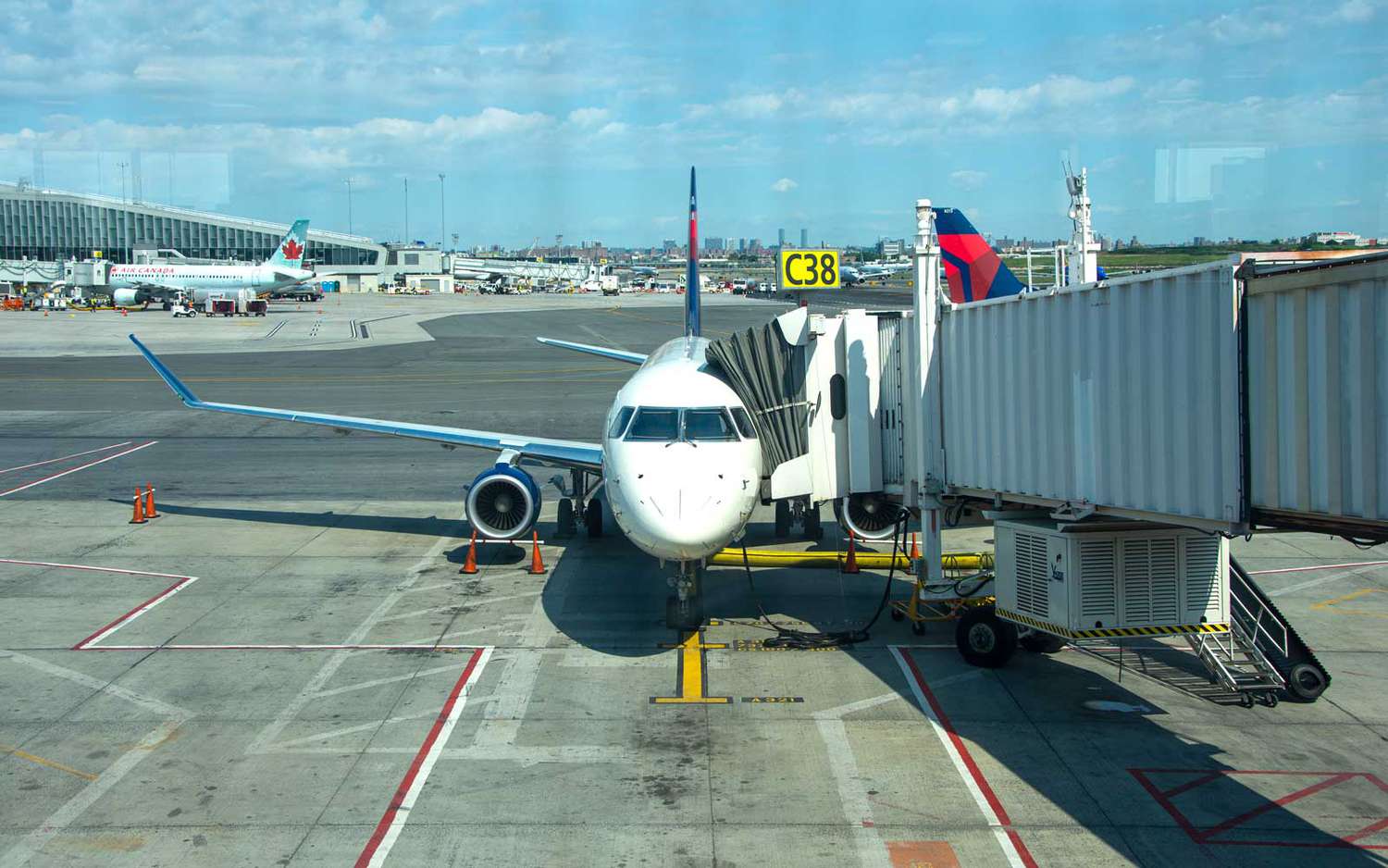 Delta Airplane At the gate