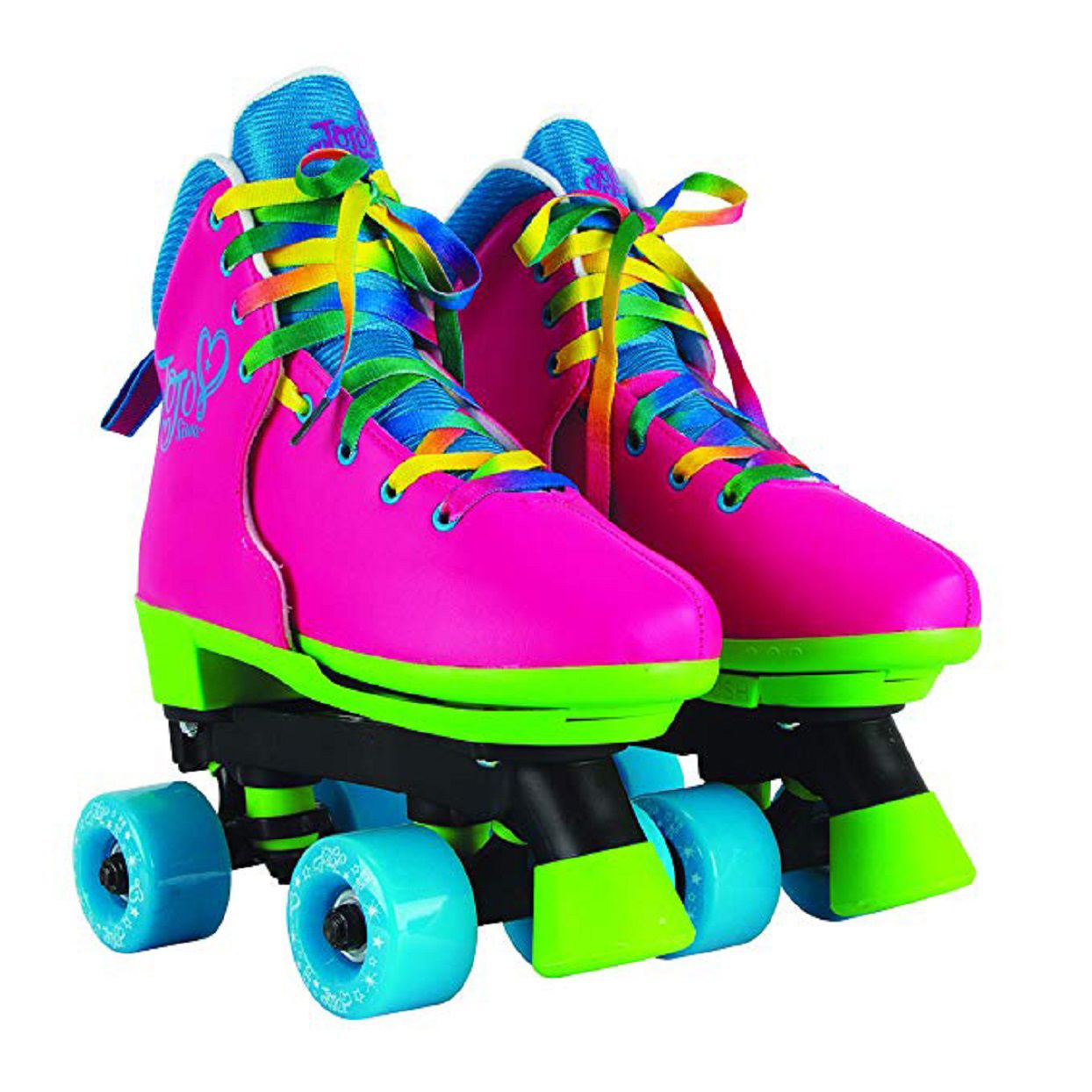 Jojo Siwa Circle Society Classic Adjustable Indoor and Outdoor Childrens Roller Skates Rainbow