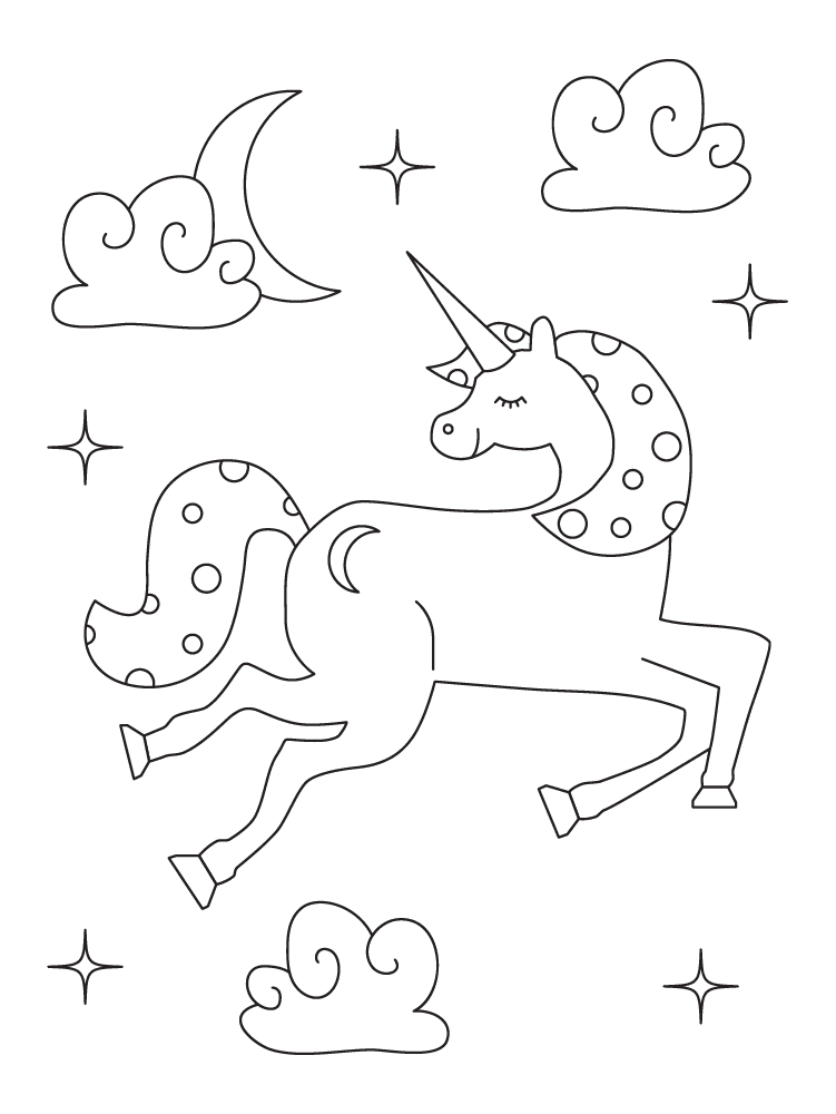 Free Printable Unicorn Coloring Pages Parents