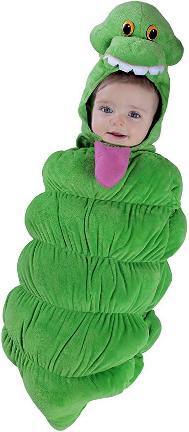 <p>Ghostbusters fans are sure to love this Slimer swaddle costume.</p>
                            