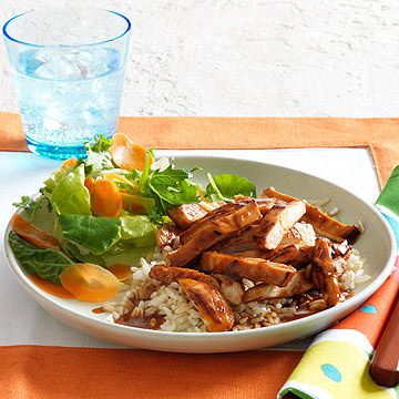 Honey-Hoisin Chicken with Rice 