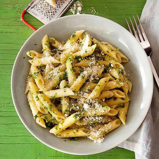 Fresh Herb Pesto with Penne 