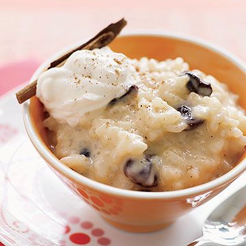 Sour Cherry Rice Pudding 
