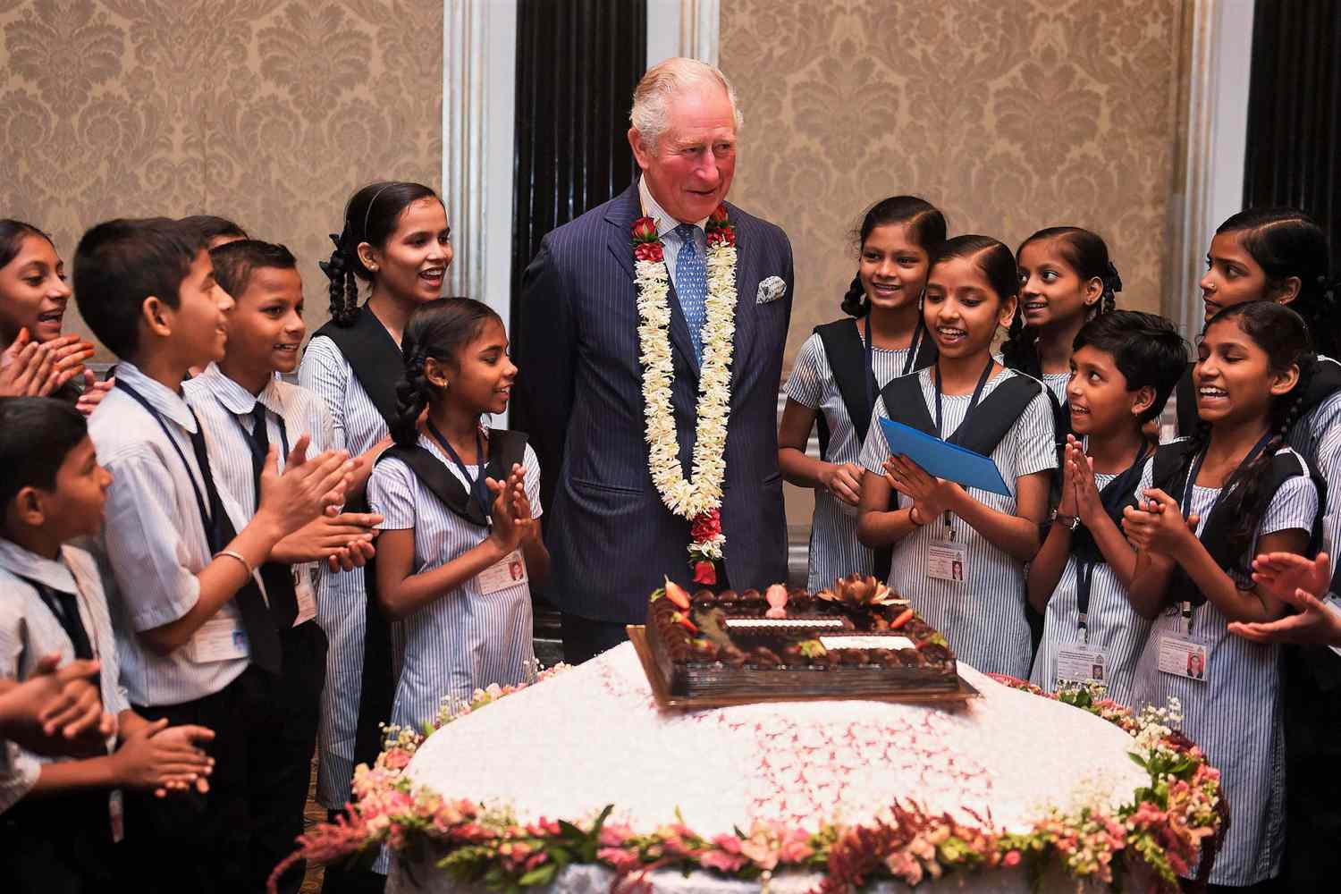 Prince Charles Birthday Celebration with Children in Mumbai