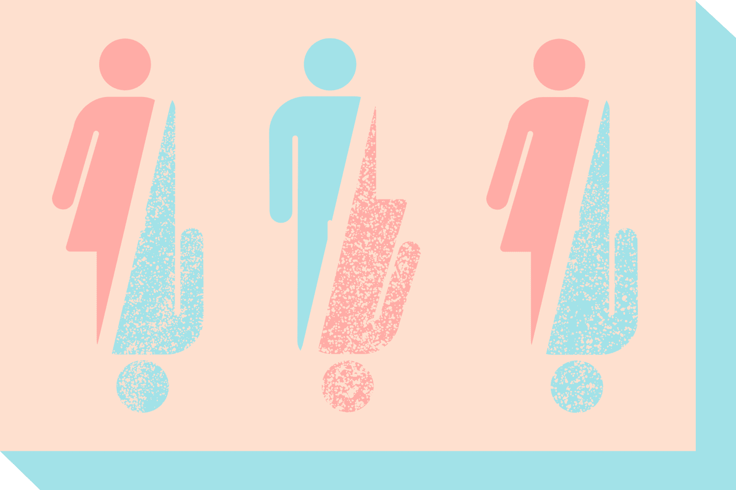 illustration showing gender fluidity