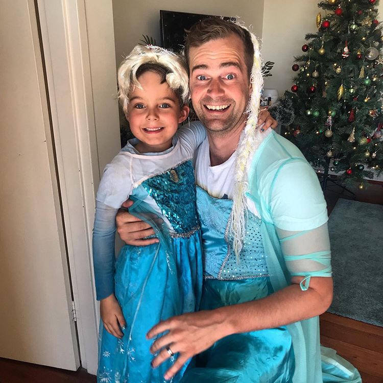Dad Dresses Up as Elsa to Teach His Son To Ignore Gender Norms