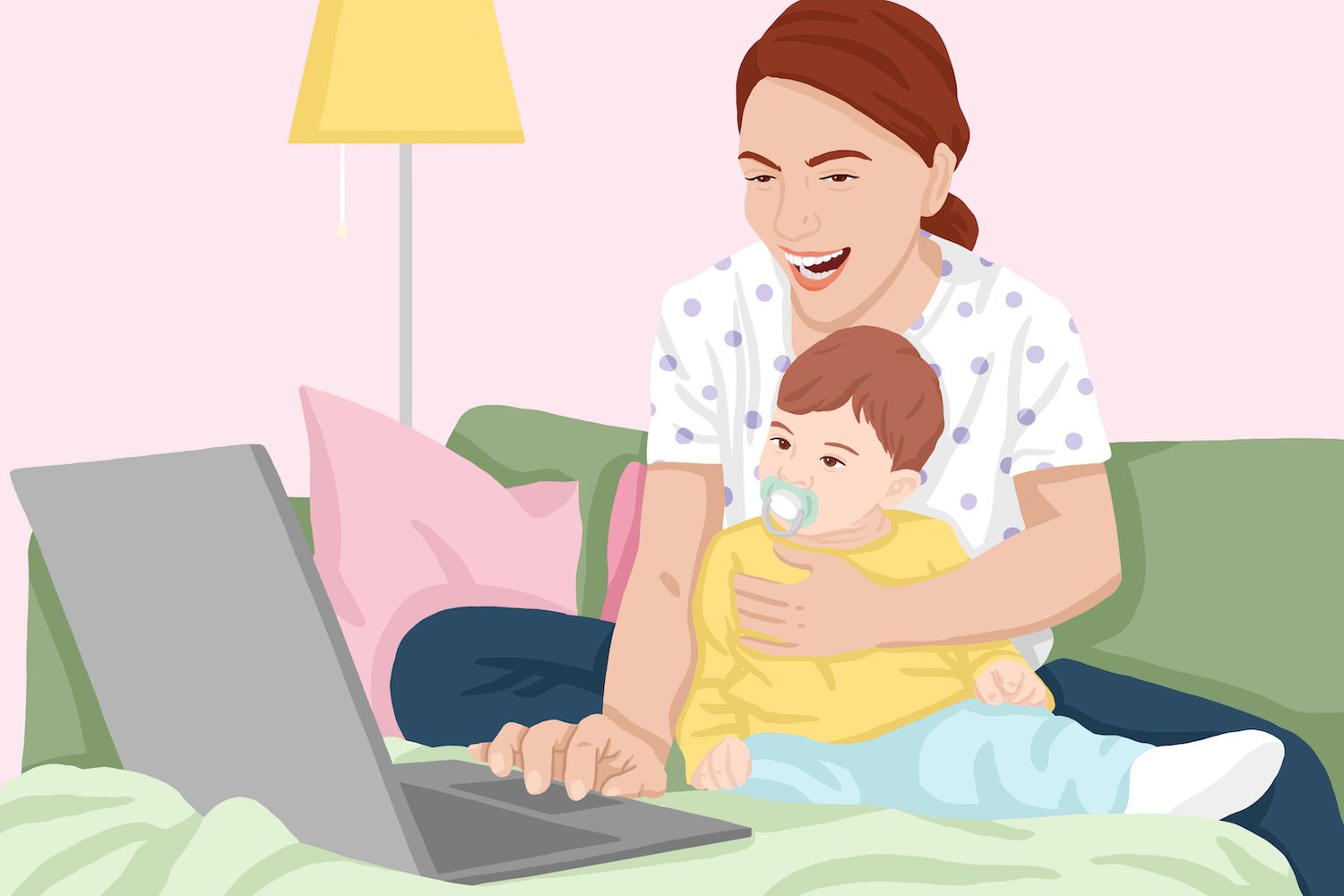 Virtual breastfeeding support group
