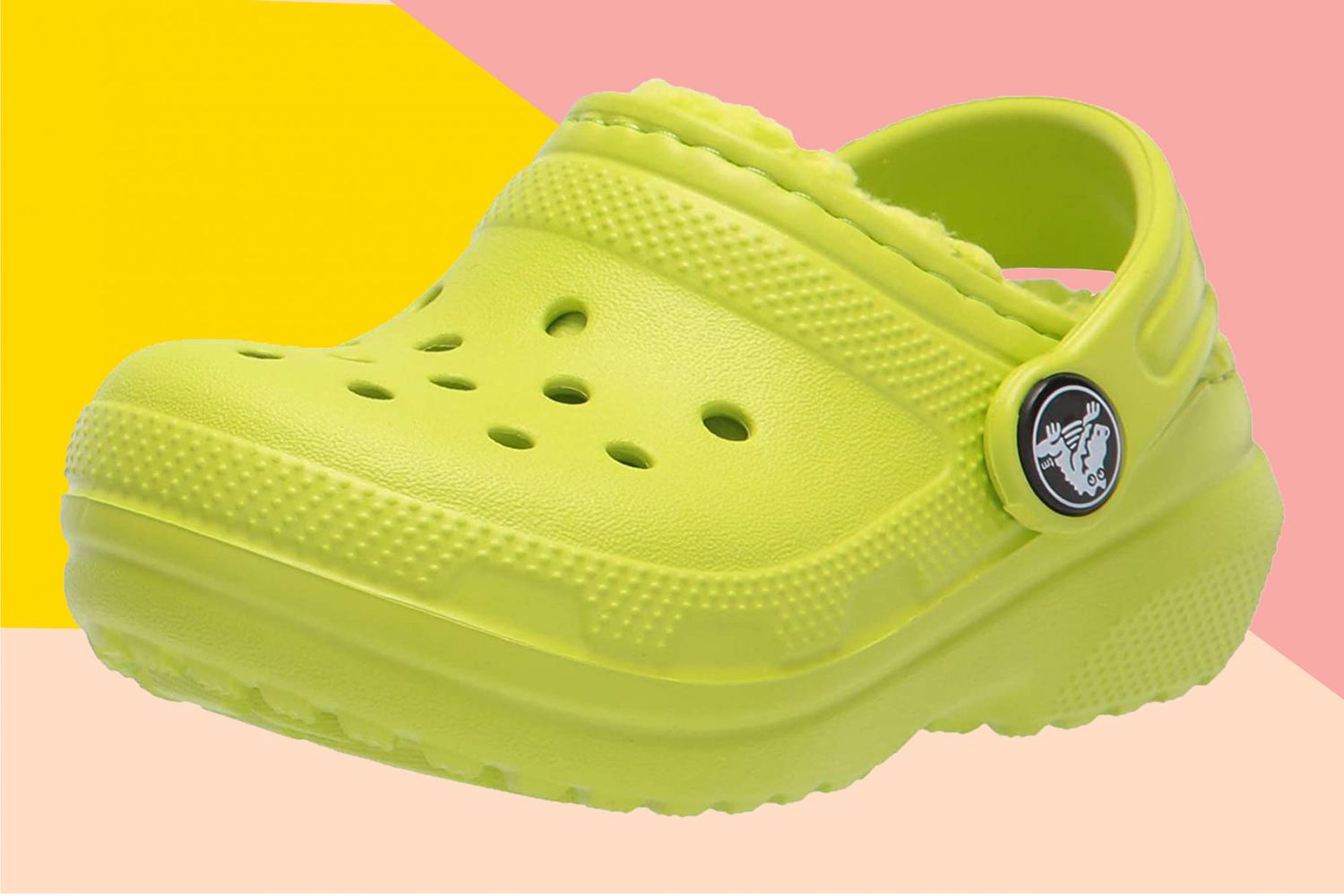 crocs kids classic lined clog warm fuzzy slippers
