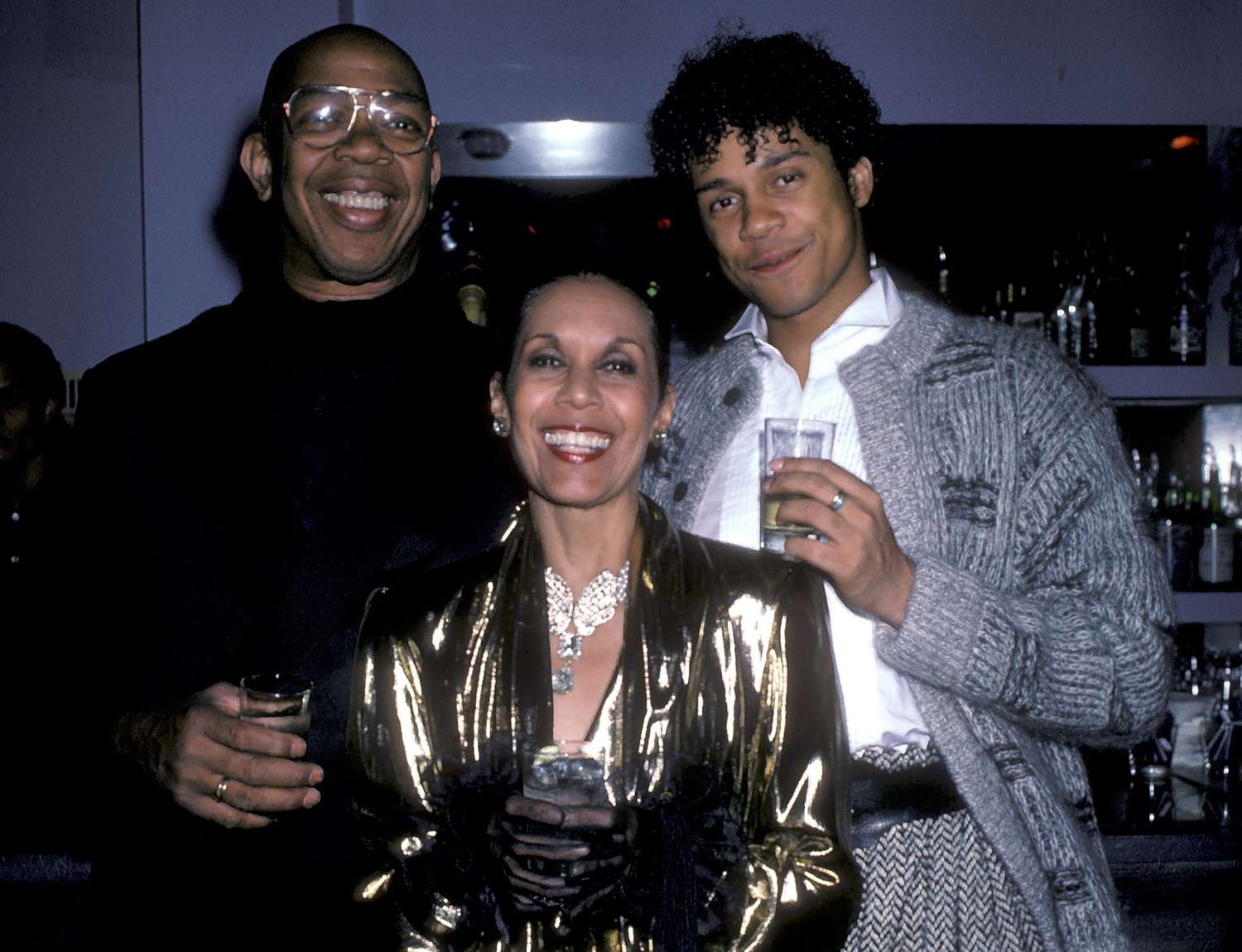 An image of Geoffrey Holder, wife Carmen De Lavallade, and their son Leo.