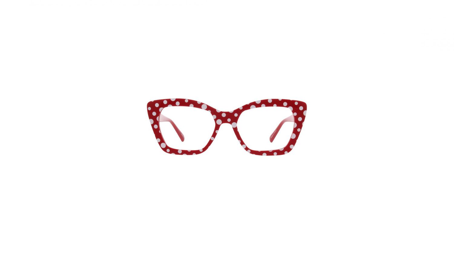 Zenni Optical polka dot glasses
