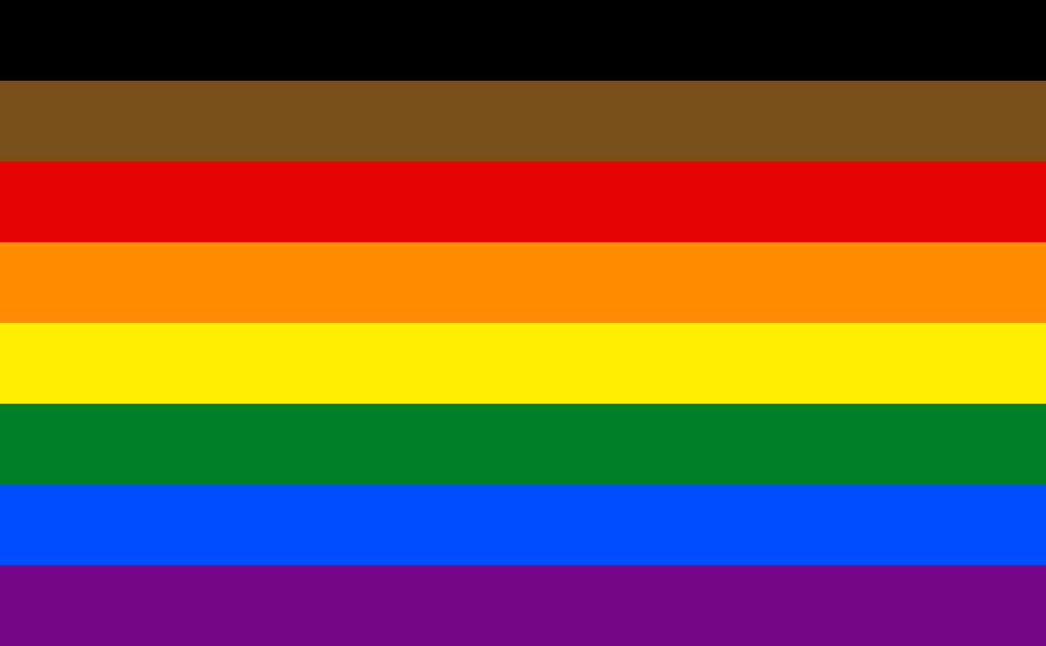 LGBTQ Philadelphia Pride Flag