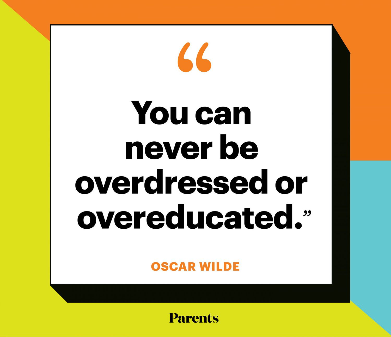 Oscar Wilde Back-to-School Quote