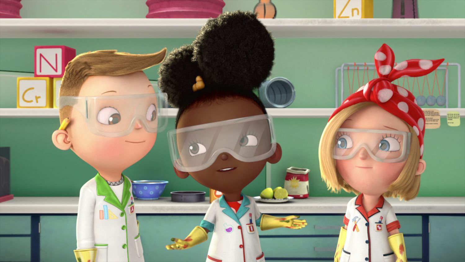A still image from the show, "ADA TWIST, SCIENTIST."