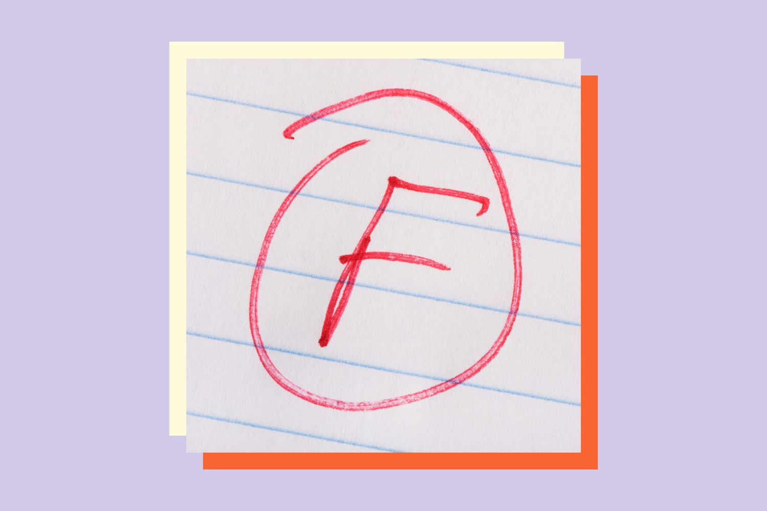 An image of an F on a colorful background.