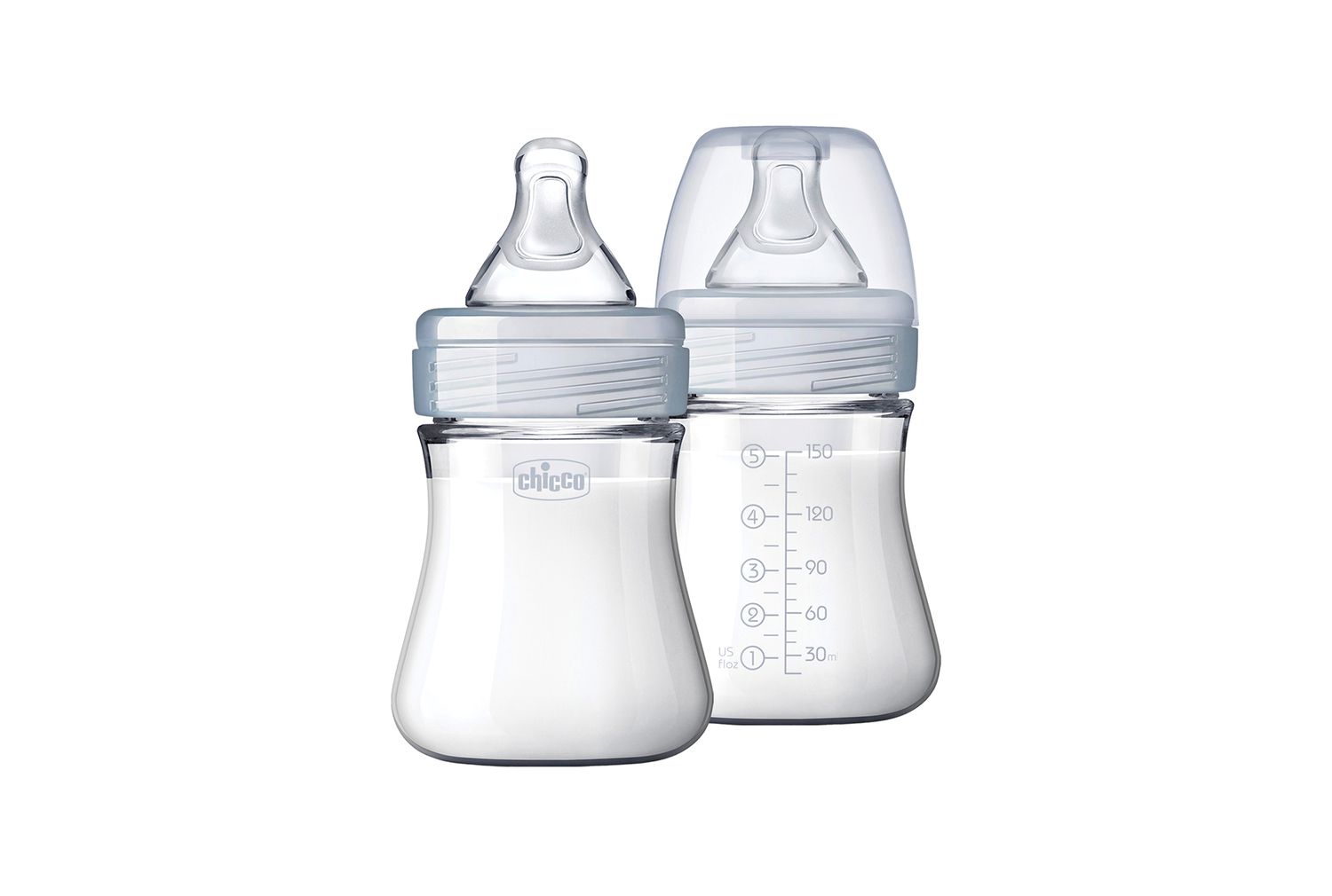 Chicco Duo Hybrid Glass-Plastic Bottles