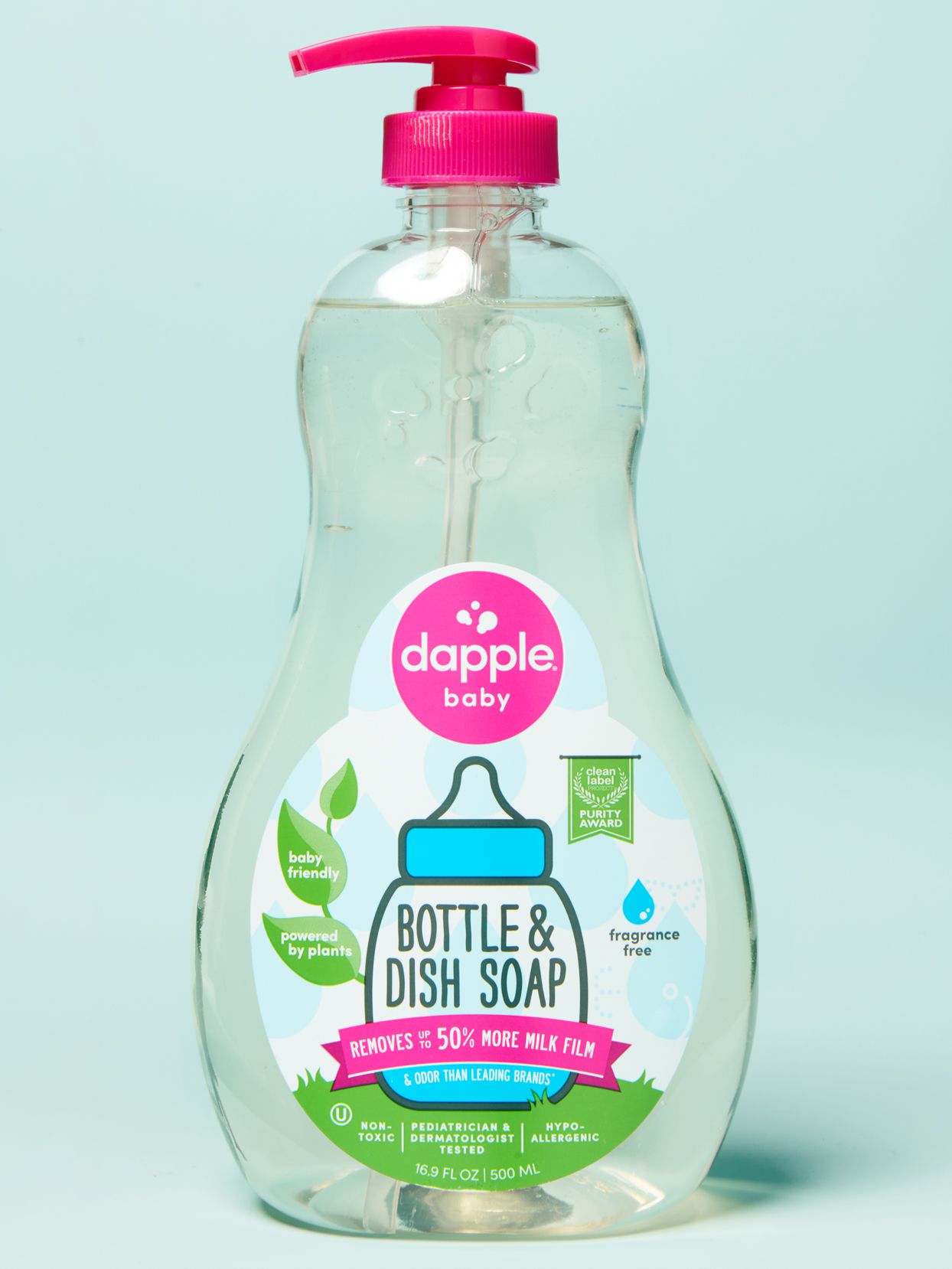 dapple baby bottle and dish soap
