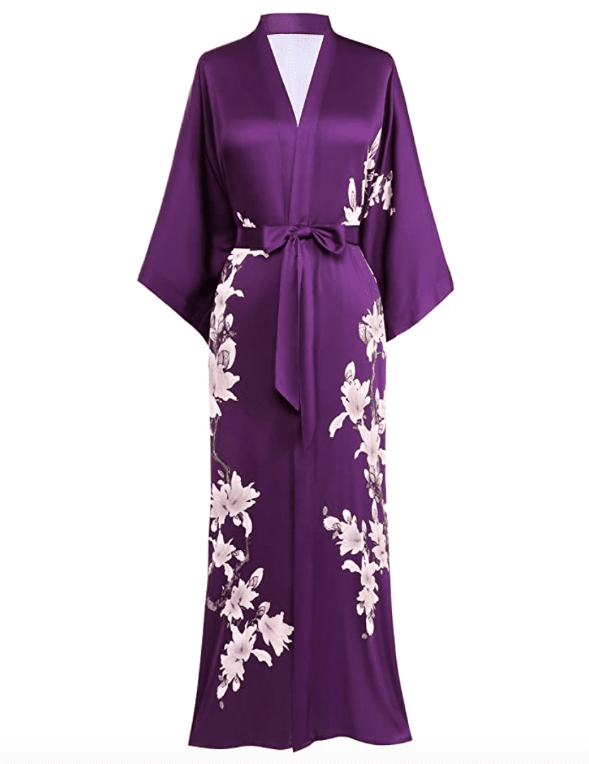 Purple Kimono Robe