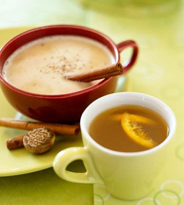 Hot Buttered Rum and Spiced Pear Tea