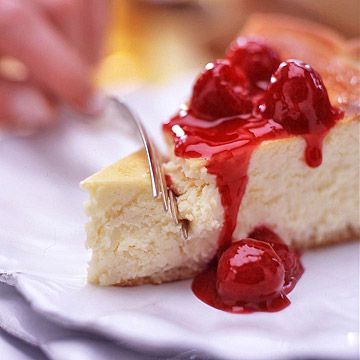 Raspberry-Topped Cheesecake