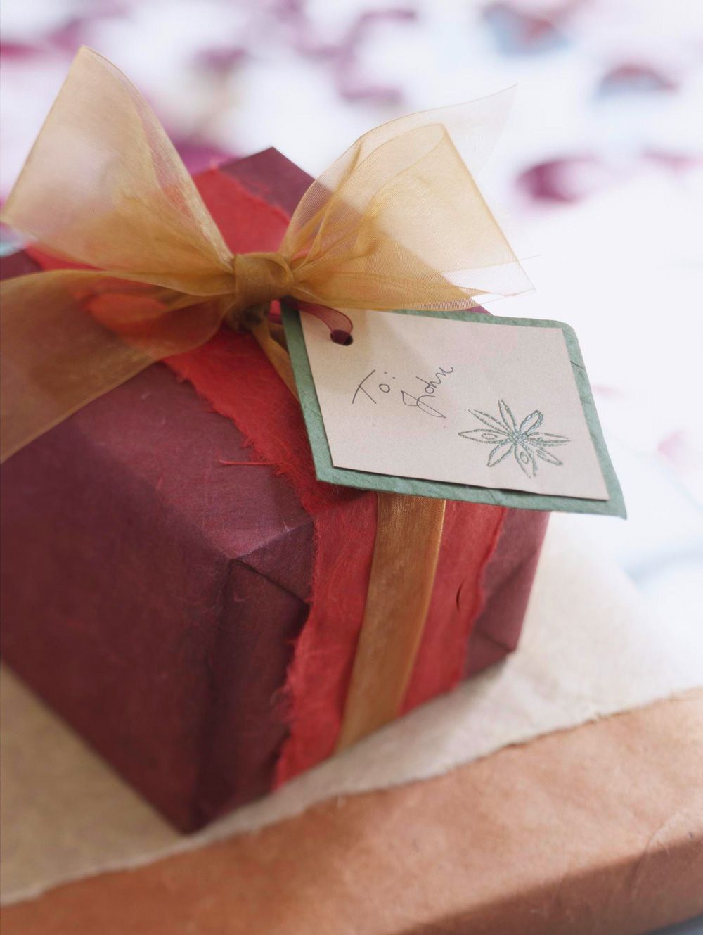 Spice Stamp Gift Wrap