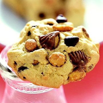 Awesome Chocolate-Peanut Blowout Cookies