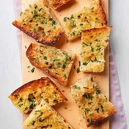 Cheesy Chive Garlic Bread