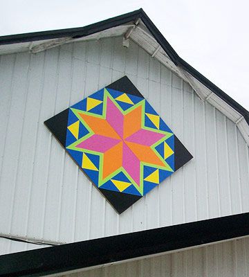 Italian Tile barn quilt, Green County, Wisconsin
