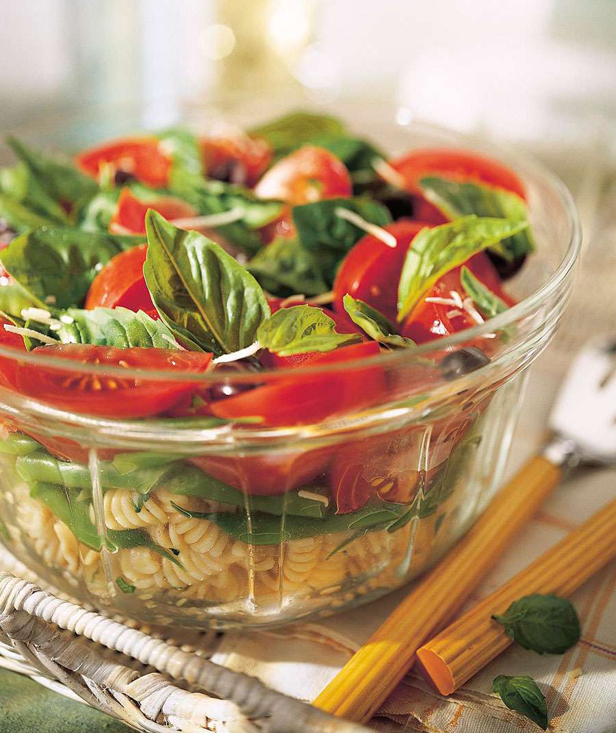 Italian Basil, Tomato and Pasta Salad