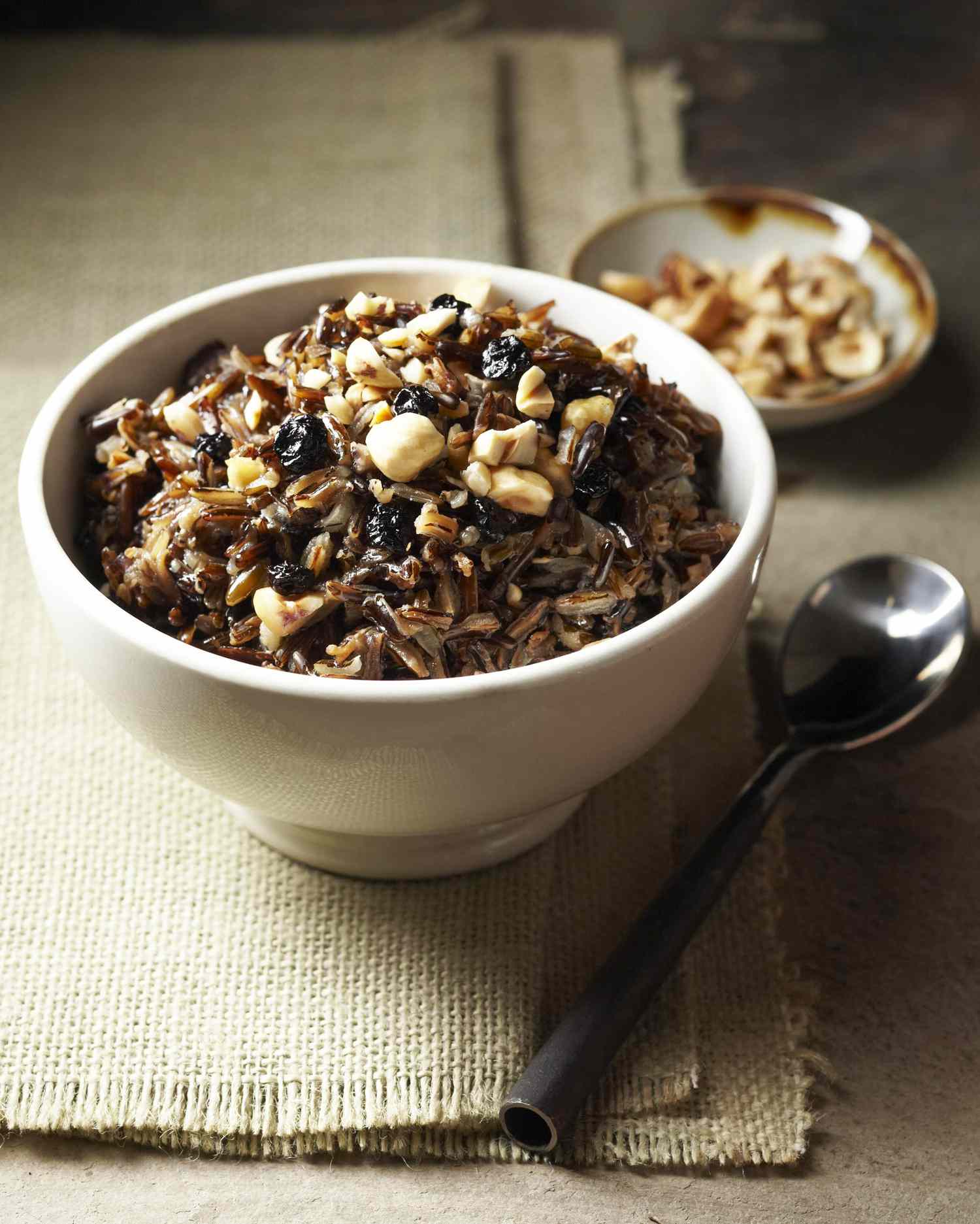 Wild Rice with Hazelnuts and Blueberries