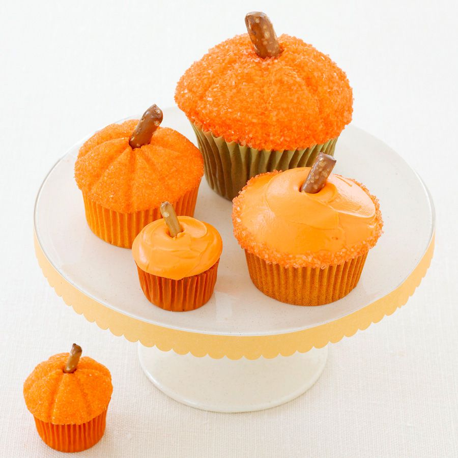 Pretty Pumpkin Cupcakes