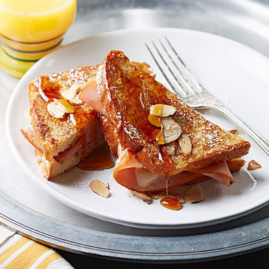Ham-and-Cheese Stuffed French Toast