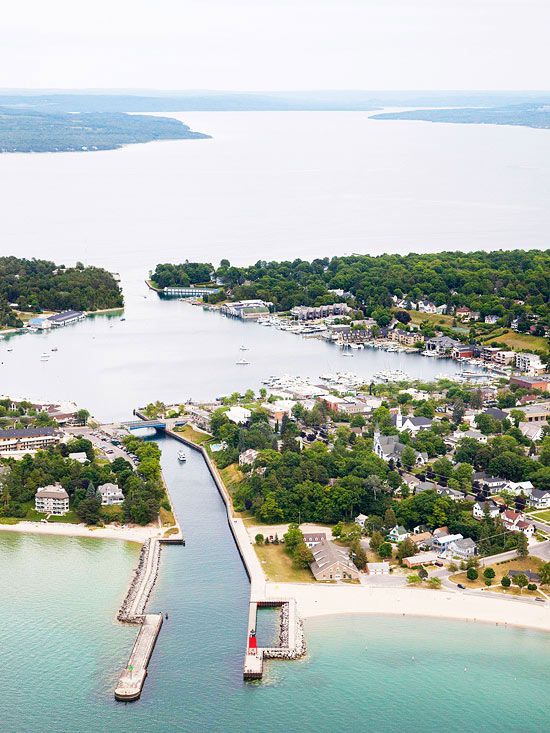 Charlevoix: An easygoing beach town with a triple lakefront