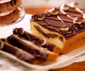 Chocolate Ribbon Pound Cake 